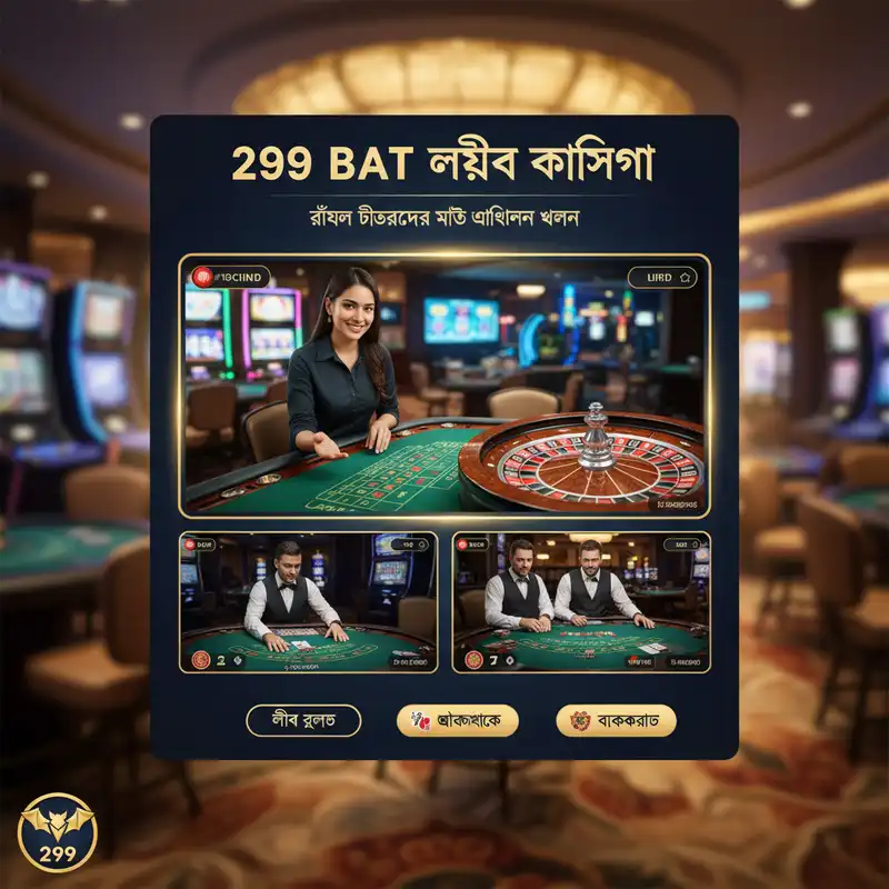 299 bat লাইভ ক্যাসিনো ইন্টারফেস